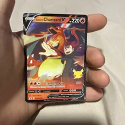 Lance's Charizard V SWSH133 Celebrations Black Star Promo Pokemon TCG NM/M - Image 2