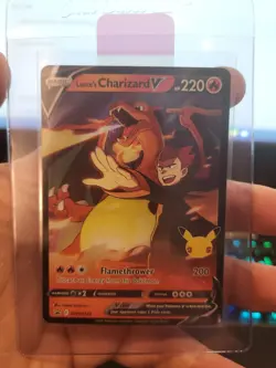 Lance's Charizard V SWSH133 Pokemon Celebrations 25th Anniversary NM - Image 1