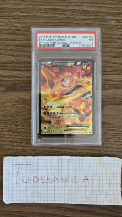 🔥 PSA 7 CHARIZARD EX #121 FULL ART - XY Black Star Promo 2016 ITA - POKEMON CAR - Image 1