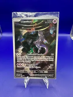 Pokemon 2023 052 Mewtwo Scarlet & Violet Black Star Promo SEALED - Image 1