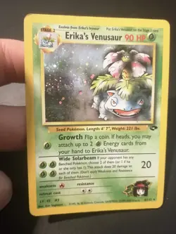 Pokemon Erika's Venusaur 4/132 GC Gym Challenge Holo Rare - Image 1