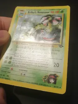 Pokemon Erika's Venusaur 4/132 GC Gym Challenge Holo Rare - Image 2