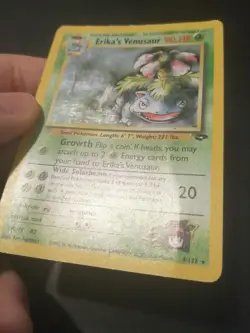 Pokemon Erika's Venusaur 4/132 GC Gym Challenge Holo Rare - Image 3