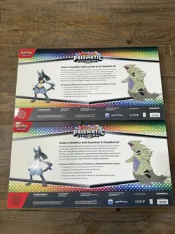 Pokemon Lucario Tyranitar Premium Collection Prismatic Sam’s Club Lot 2 IN HAND - Image 2