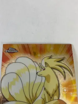 2000 Topps Chrome Pokemon Series 1 Ninetales Base Holo #38 NM - Image 3