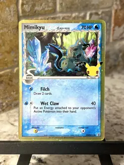 Pokemon TCG ~ Mimikyu (Delta Series) Holo Black Star Promo SWSH136 - Image 1