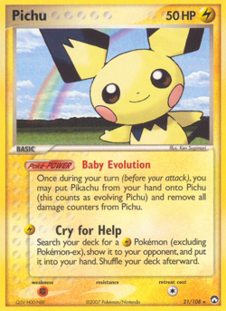 Pichu (21/108) EX: Power Keepers​ - Near Mint Pokemon TCG - Image 1