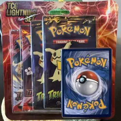 Pokemon TCG Lightning Set 2 Destined Rivals Booster Pack New Sealed Trick Packs! - Image 1