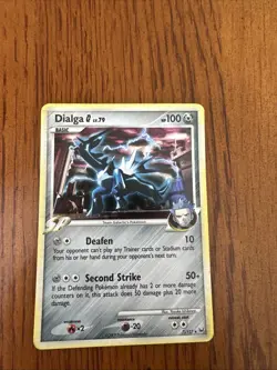Pokemon Platinum - Team Galactic Dialga G 7/127 Holo Rare - Image 1