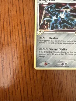 Pokemon Platinum - Team Galactic Dialga G 7/127 Holo Rare - Image 5