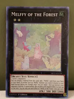 ( MELFFY OF THE FOREST ) - Super Rare - MP21-EN129 - 1st NM - Yu-Gi-Oh Mega Tin - Image 1