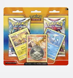 Pokemon TCG (2023) ARTICUNO/MOLTRES/ZAPDOS Foil Cards w/2 Booster Packs + Coin! - Image 2