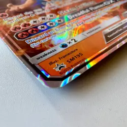 Pokemon Charizard GX SM195 Sun & Moon Full Art Holo Promo Card Oversized Jumbo - Image 2