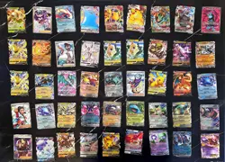 Pokemon Card Lot 100 OFFICIAL TCG Cards + Ultra Rare | VMAX GX EX VSTAR OR V! - Image 1