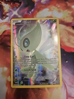 Celebi XY111 XY Black Star Promo Full Art Holo Pokemon Card LP - Image 1