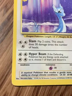Dragonair 18/102 - Base Set Rare Vintage Pokemon TCG Card 1999 Dragon Type - Image 3