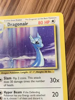 Dragonair 18/102 - Base Set Rare Vintage Pokemon TCG Card 1999 Dragon Type - Image 5