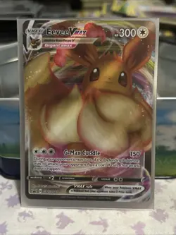 Eevee VMAX SWSH087 Full Art Sword & Shield Promo Pokemon Card - Image 1
