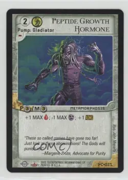 2003 Ophidian 2350 Collectible Card Game Peptide Growth Hormone #1-C-025 - Image 1