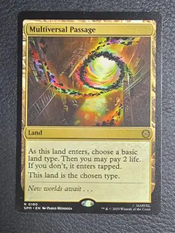 WOTC Marvel's Spider-Man Multiversal Passage (R) NM MTG Magic Card - Image 1