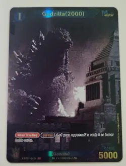 Godzilla 2000 EBP01-041+ SP Gold Textured Foil Godzilla Card Game 1st Edition - Image 1