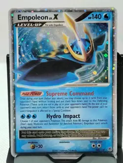 Empoleon LV.X 120/130 - Diamond and Pearl *DMG* Holo Pokemon Card - Image 1