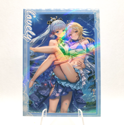 Goddess Story - Butterfly Dream - Lumine & Ayaka - Genshin - Anime Waifu Card - Image 1