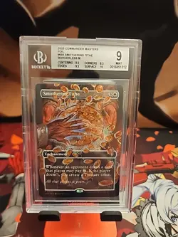 BGS 9 - 2023 Magic: The Gathering Commander Masters Smothering Tithe Foil #693 - Image 1