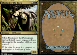Magic the Gathering -MTG- Shaman of the Pack - Image 1