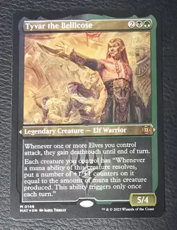 Tyvar the Bellicose (Foil Etched) March of the Machine: The Aftermath Foil MTG - Image 1