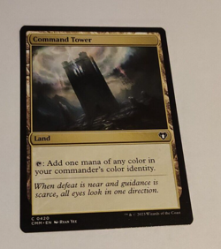 MtG Command Tower (CMM-0420) Common English MINT - Image 1