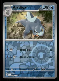 Arctibax SV02: Paldea Evolved #059/193 Uncommon Reverse Holo Pokemon LP - Image 1