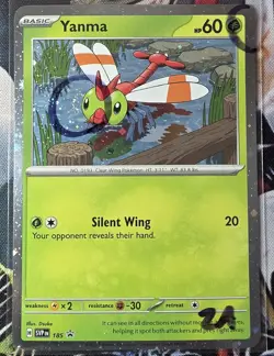 2 Swirl Pokemon Yanma 185 Black Star Promo Cosmos Holo Journey Together NM 2A - Image 1