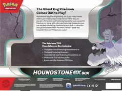 OPEN BOX -MISSING - Pokemon HOUNDSTONE EX BOX with 4 Booster Packs - Image 4