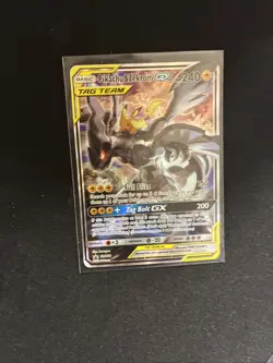 Pokemon Pikachu and Zekrom GX SM168 Black Star Promo TCG - Image 1