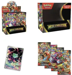 Pokemon Center TCG Mega Evolution Enhanced Booster Box - 36 Packs, Preorder 9/26 - Image 1
