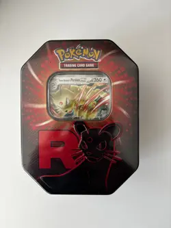 Pokemon TCG Team Rocket Tin Persian Ex Brand New and Sealed - Image 1