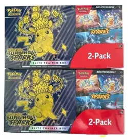 Pokemon TCG Surging Sparks Pokemon EtB and Booster Bundle Costco Exclusive - Image 1