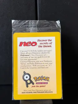 SEALED 2001 Pokemon Movie Promo Entei 34/53 Wotc Reverse Holo - Image 1