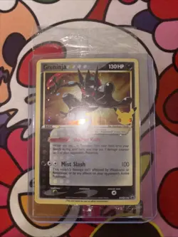 Pokemon TCG Greninja Gold Star SWSH144 Celebrations ETB Promo Sealed - Image 1