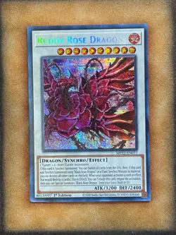 Yugioh Ruddy Rose Dragon MP22-EN077 Secret Rare 1st Ed NM - Image 1
