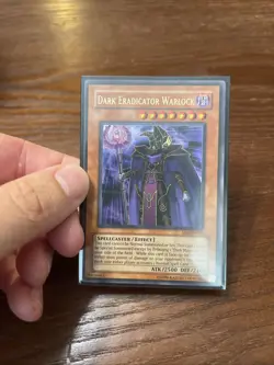 Yu-Gi-Oh! Dark Eradicator Warlock SD6-EN001 Ultra Rare Foil 1st Edition NM-LP - Image 1