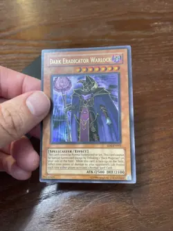 Yu-Gi-Oh! Dark Eradicator Warlock SD6-EN001 Ultra Rare Foil 1st Edition NM-LP - Image 2