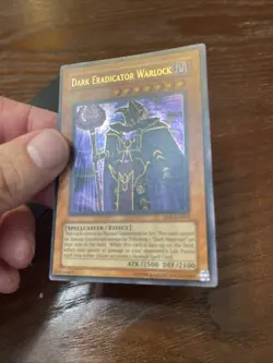 Yu-Gi-Oh! Dark Eradicator Warlock SD6-EN001 Ultra Rare Foil 1st Edition NM-LP - Image 3