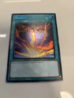Raigeki - MP24-EN056 - Prismatic Secret Rare - Alternate Art YuGiOh - Image 3