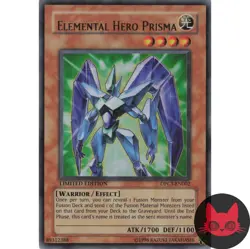 Yugioh Elemental HERO Prisma DPCT-EN002 Ultra Rare LP - Image 1