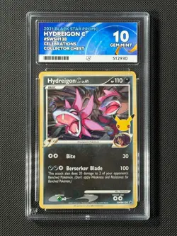 ACE 10 Hydreigon C lv.61 SWSH138 Promo Pokemon Card Celebrations GEM MINT - Image 1