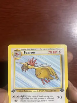 Vintage Fearow 36/64 Uncommon Jungle 1st Edition Non Holo Pokemon Card c566 - Image 2