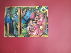 M Venusaur EX (Full Art) 100/108 Evolutions Holo pokemon card in sleeve - Image 1