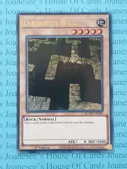 BLMM-EN099 Labyrinth Wall Ultra Rare Yu-Gi-Oh Card 1st Edition New - Image 1